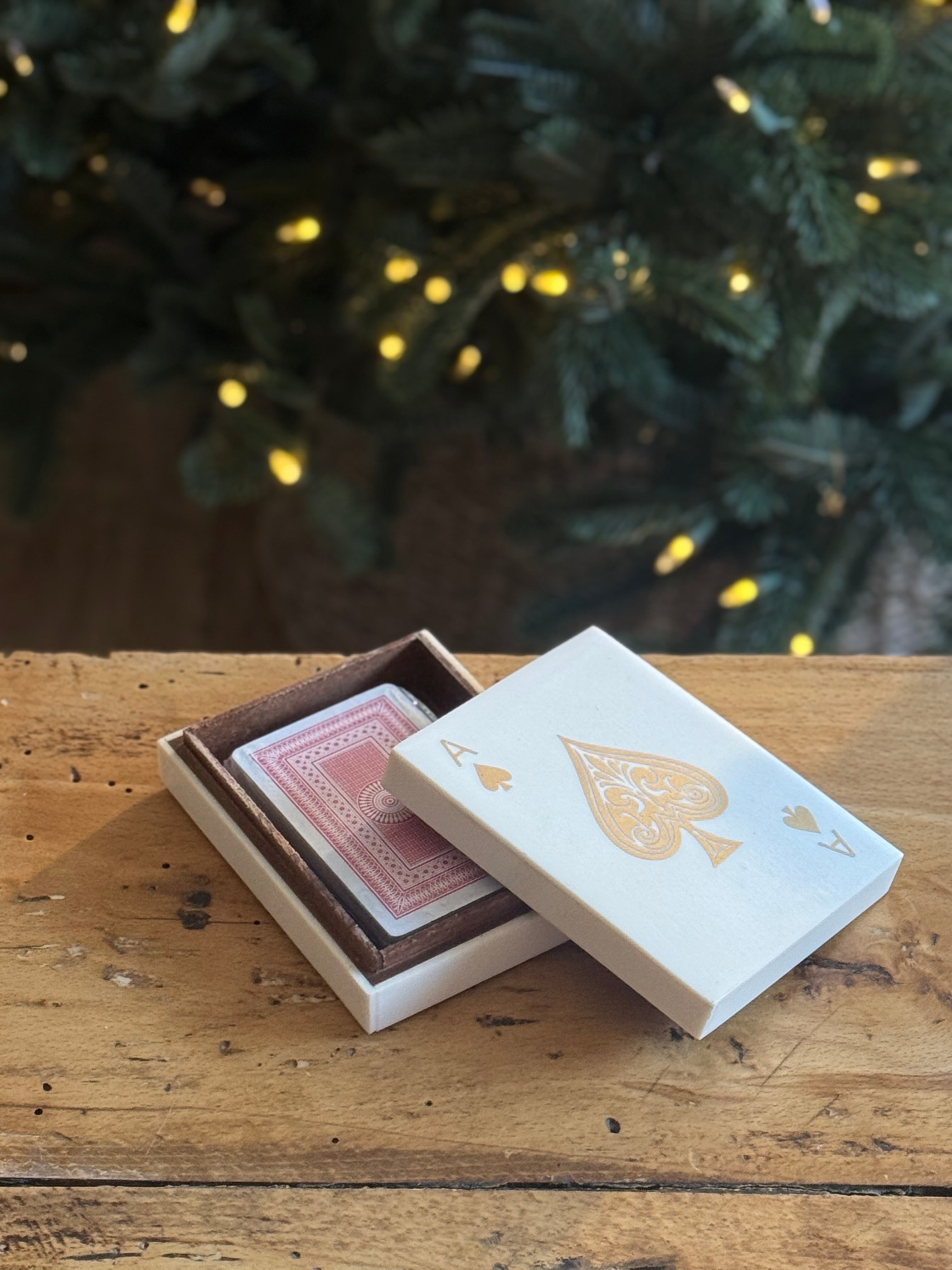 Boîte jeu de cartes