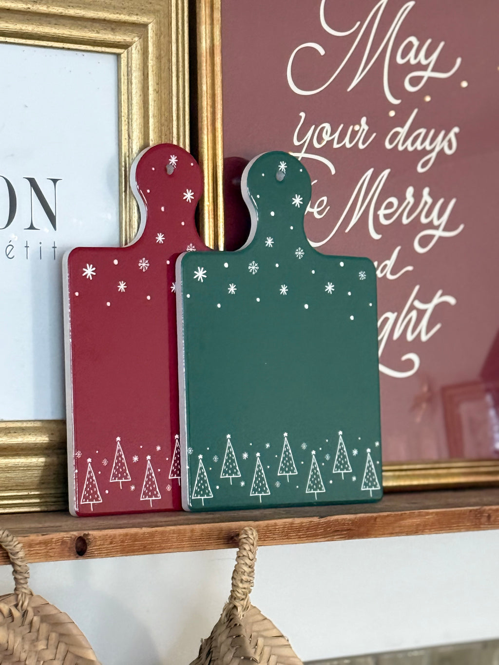 Planche à découper de Noël