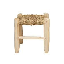 Petit tabouret artisanat marocain