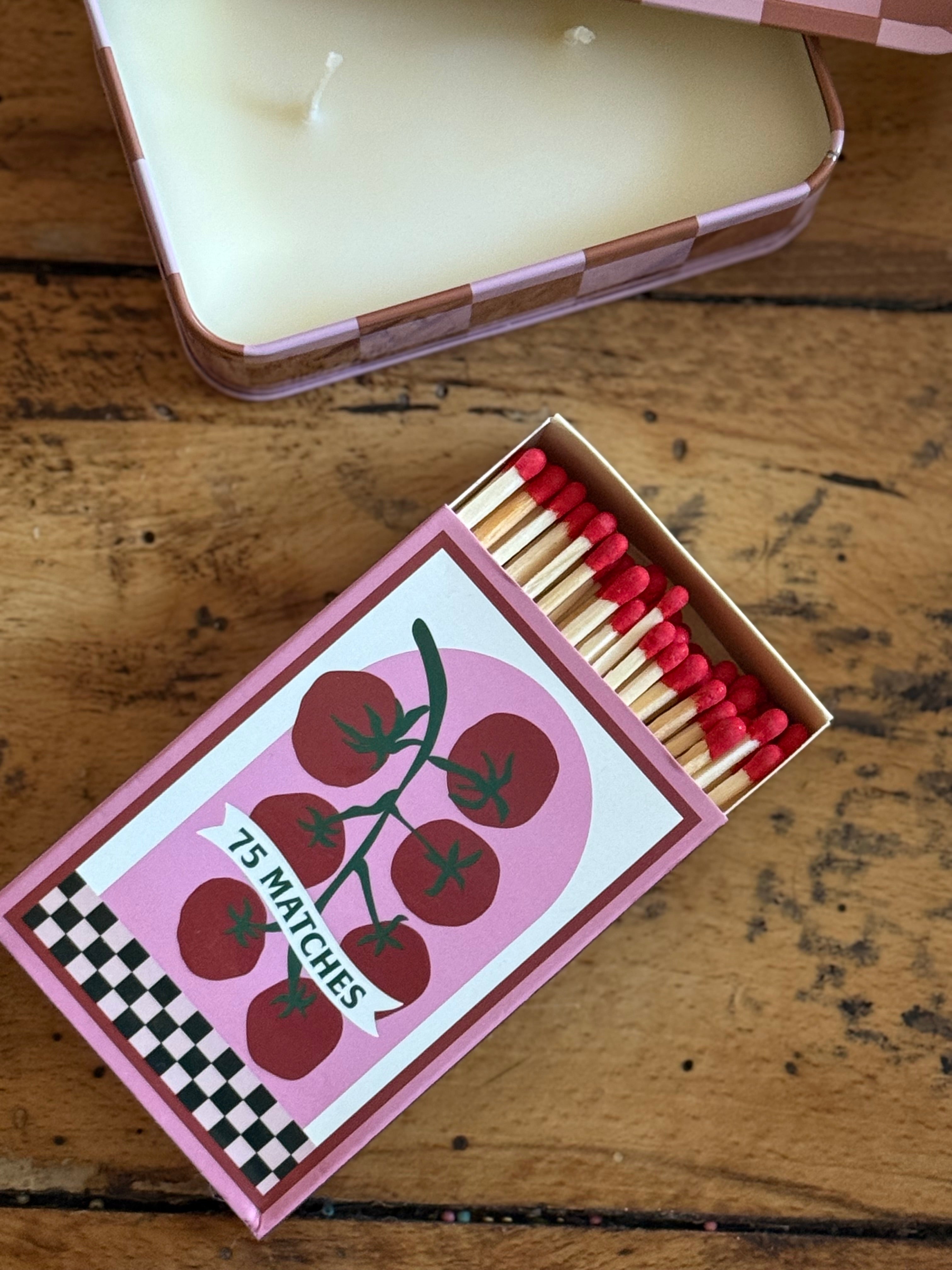 Boîte d’allumettes tomato vine