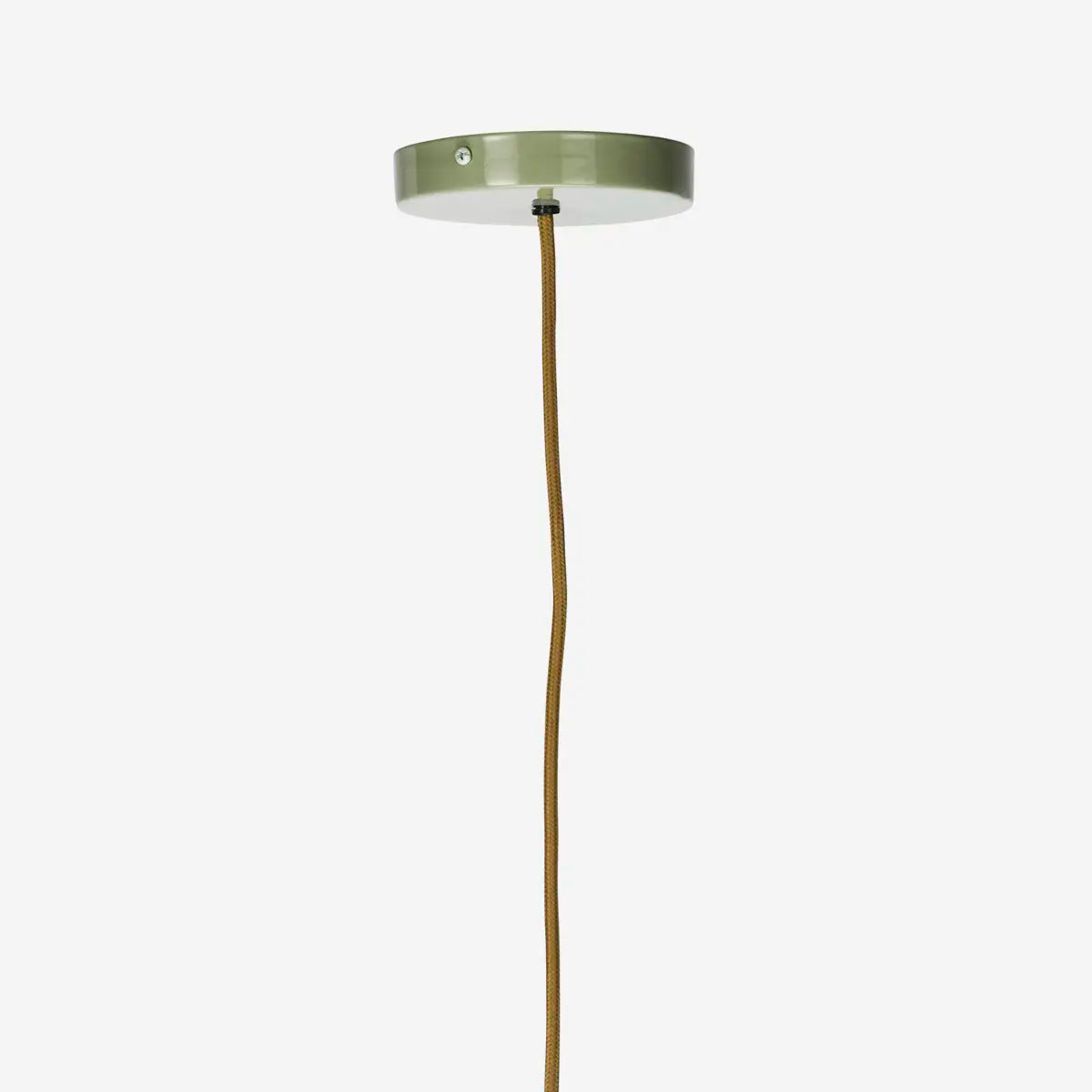 Luminaire émaillé vert doux