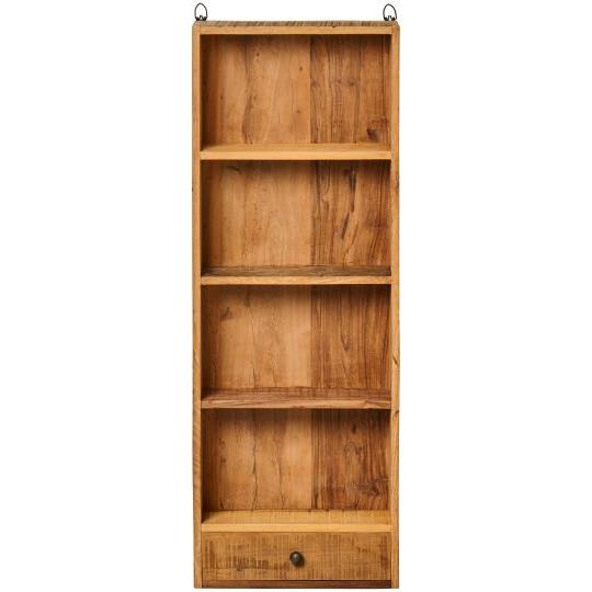 Etagère en bois à tiroir