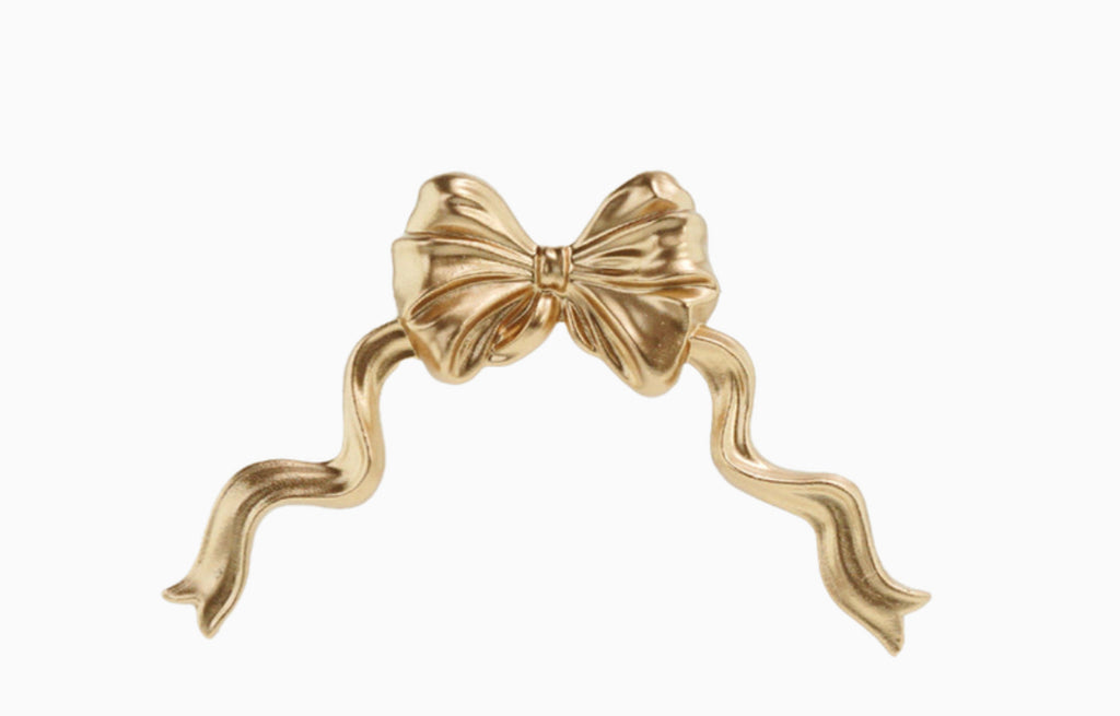 Décoration murale noeud doré