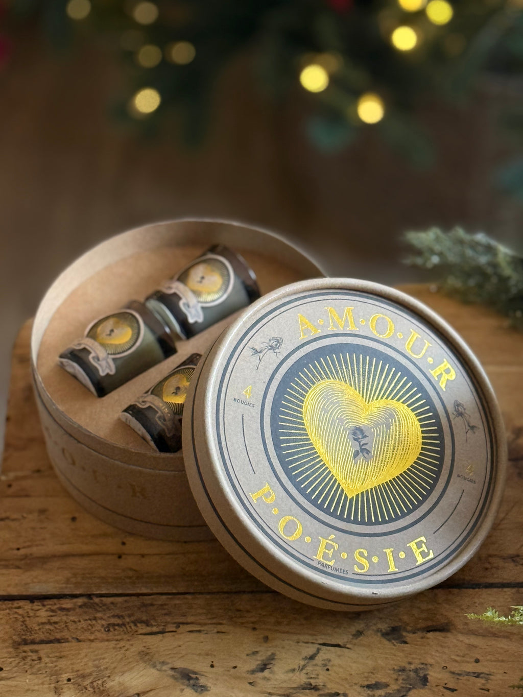 Coffret bougies Amour