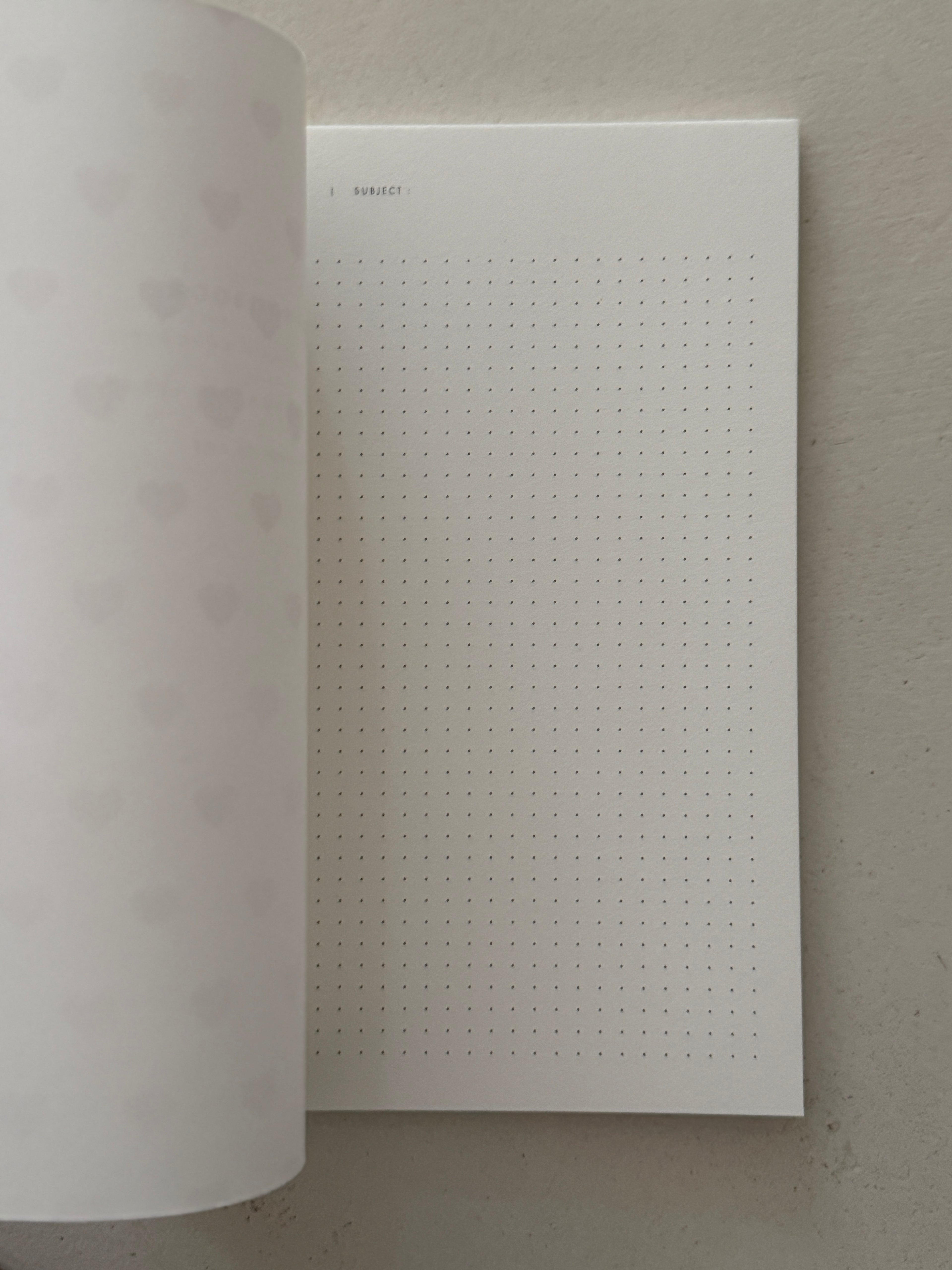 Carnet souple PETITS CŒURS