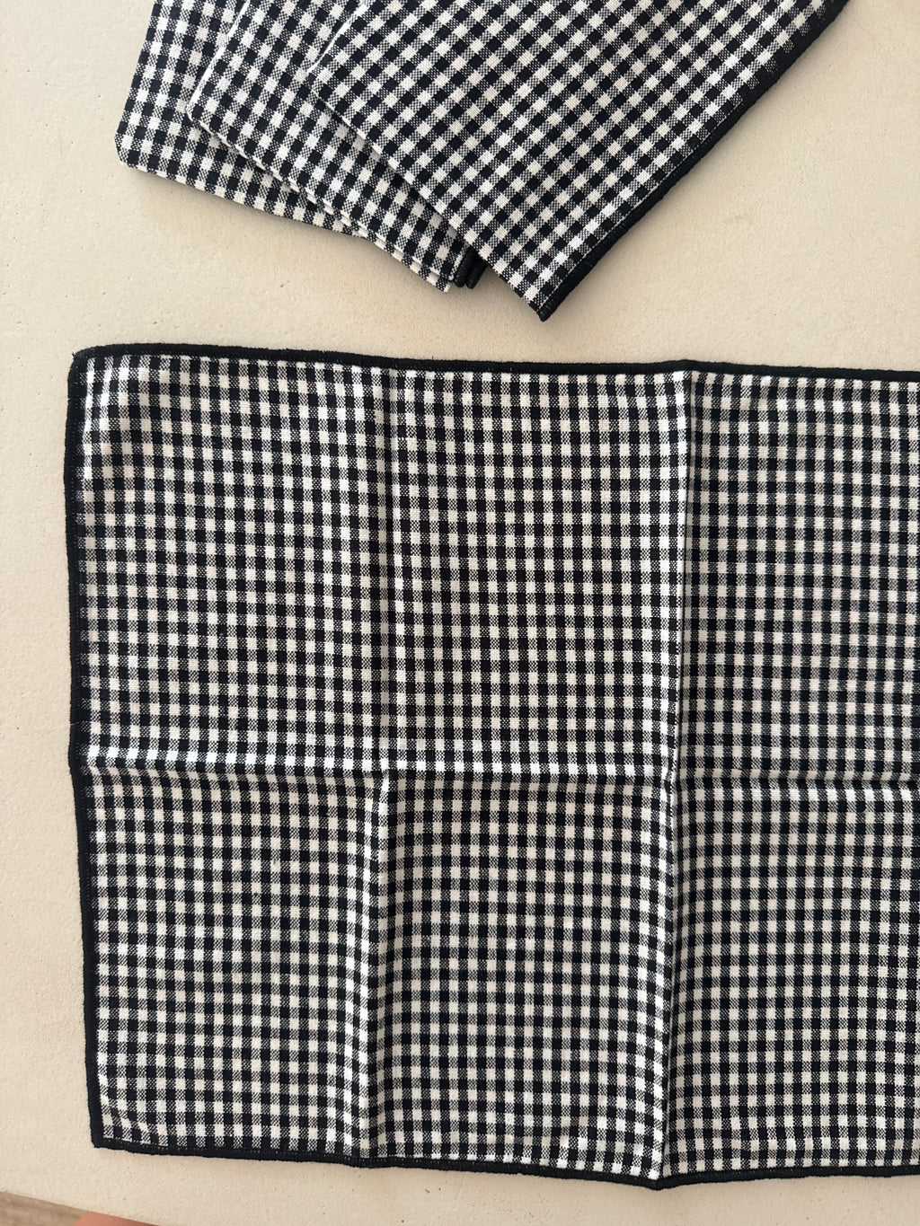 Lot de 4 sets de table vichy