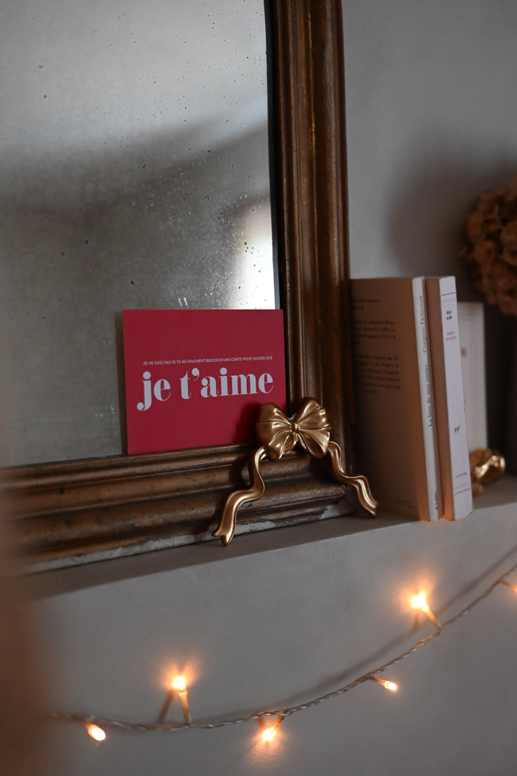 Décoration murale noeud doré