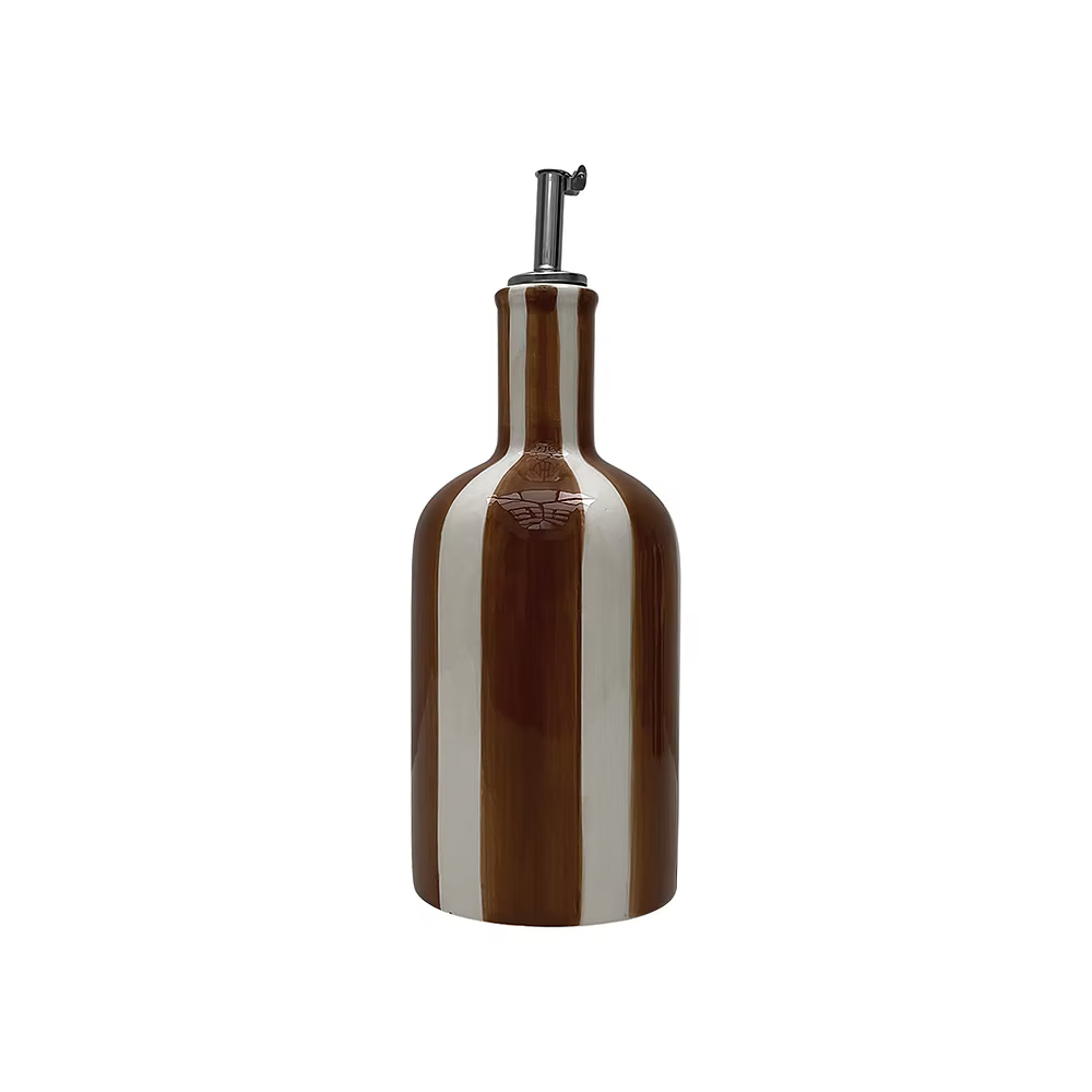 Huilier rayures marron