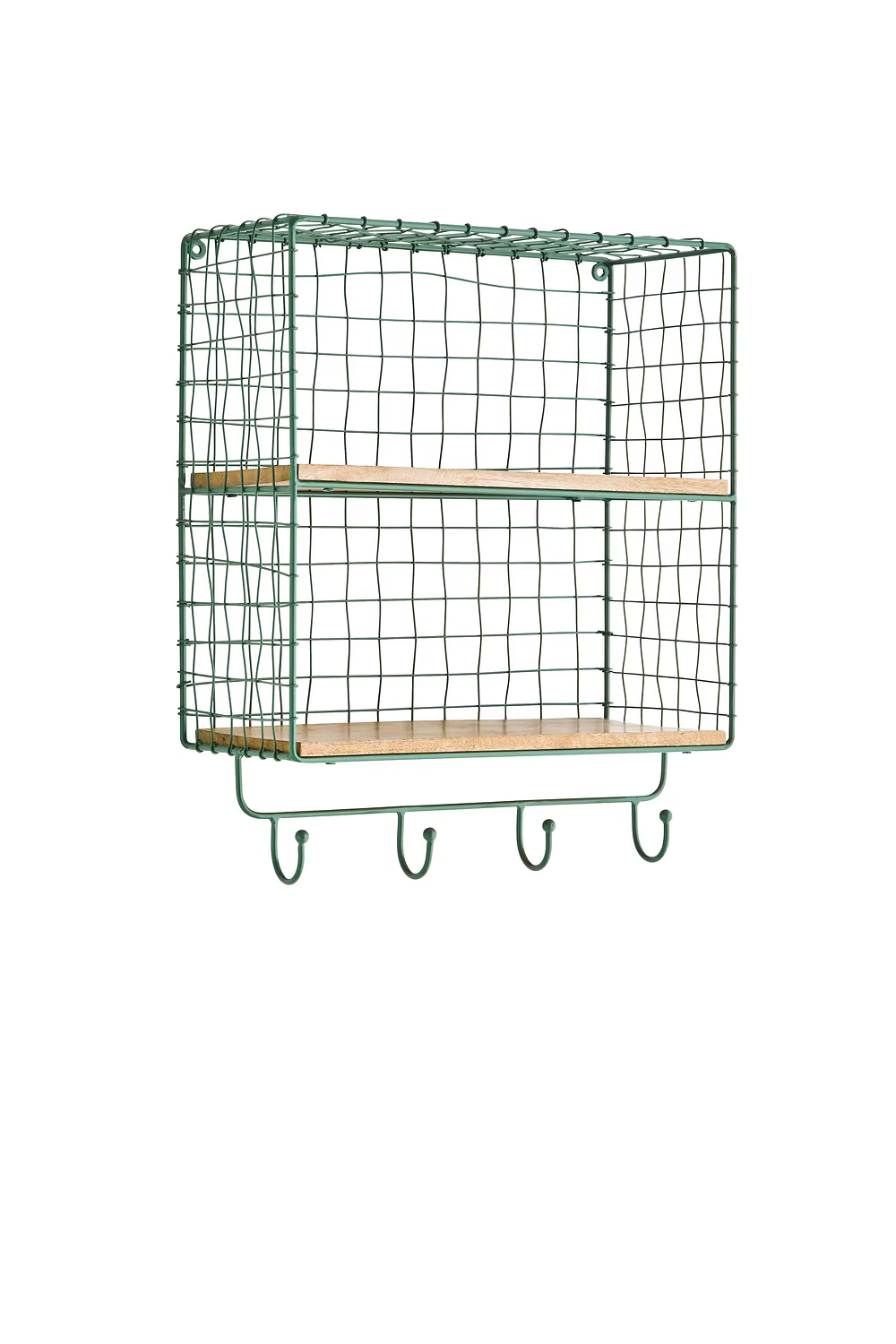 Etagère murale crochet (vert)