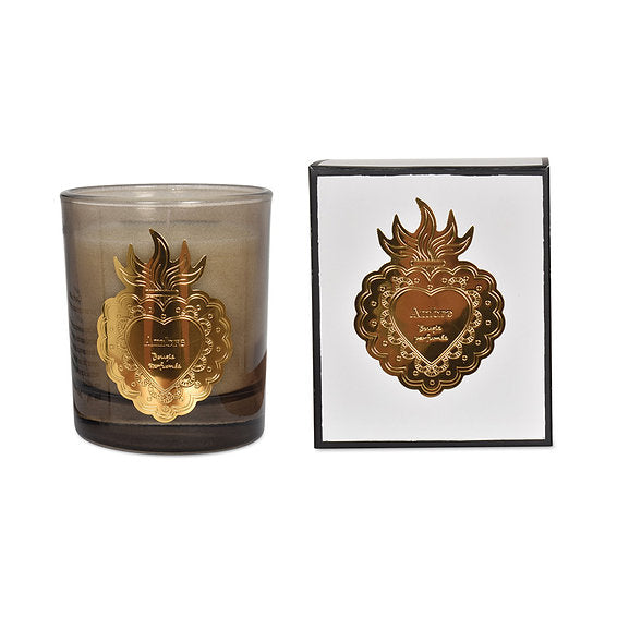 Bougie Ex-voto parfumée feu de bois