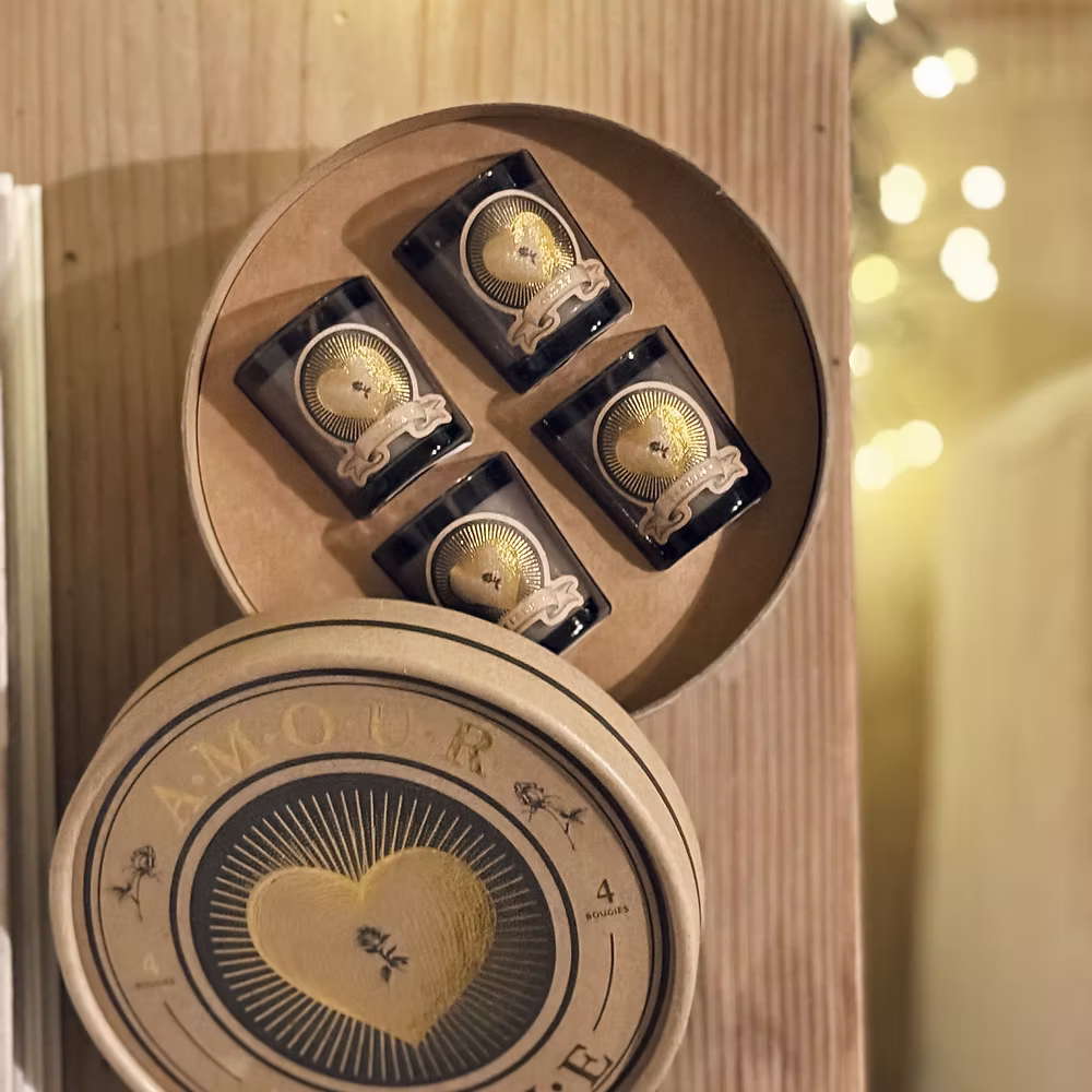 Coffret bougies Amour