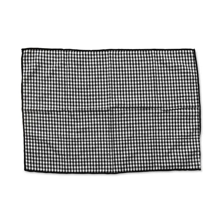 Set de table vichy noir
