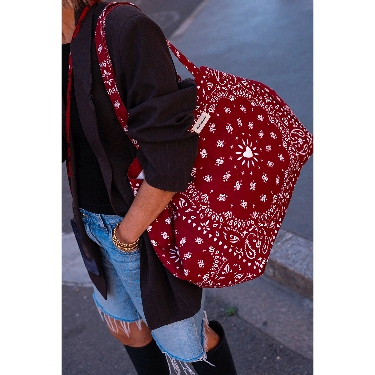 Maxi cabas Bandana