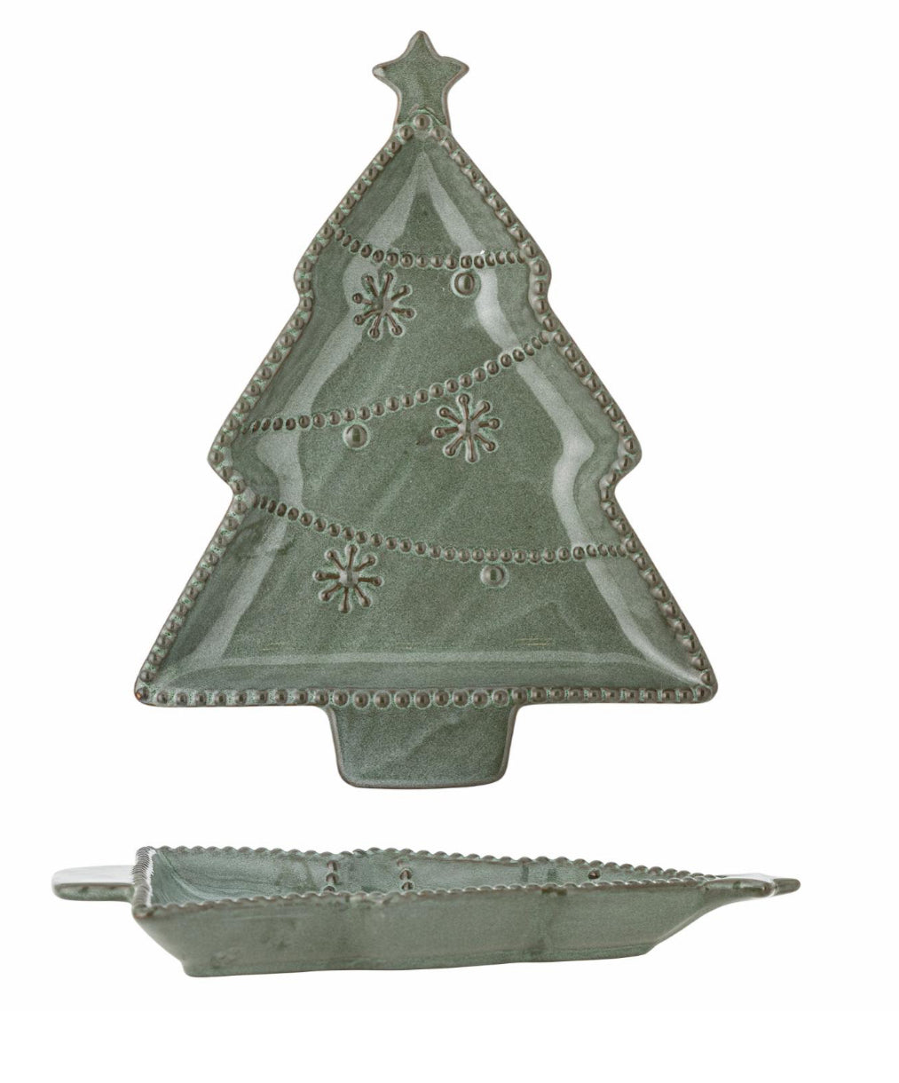 Assiette de service sapin