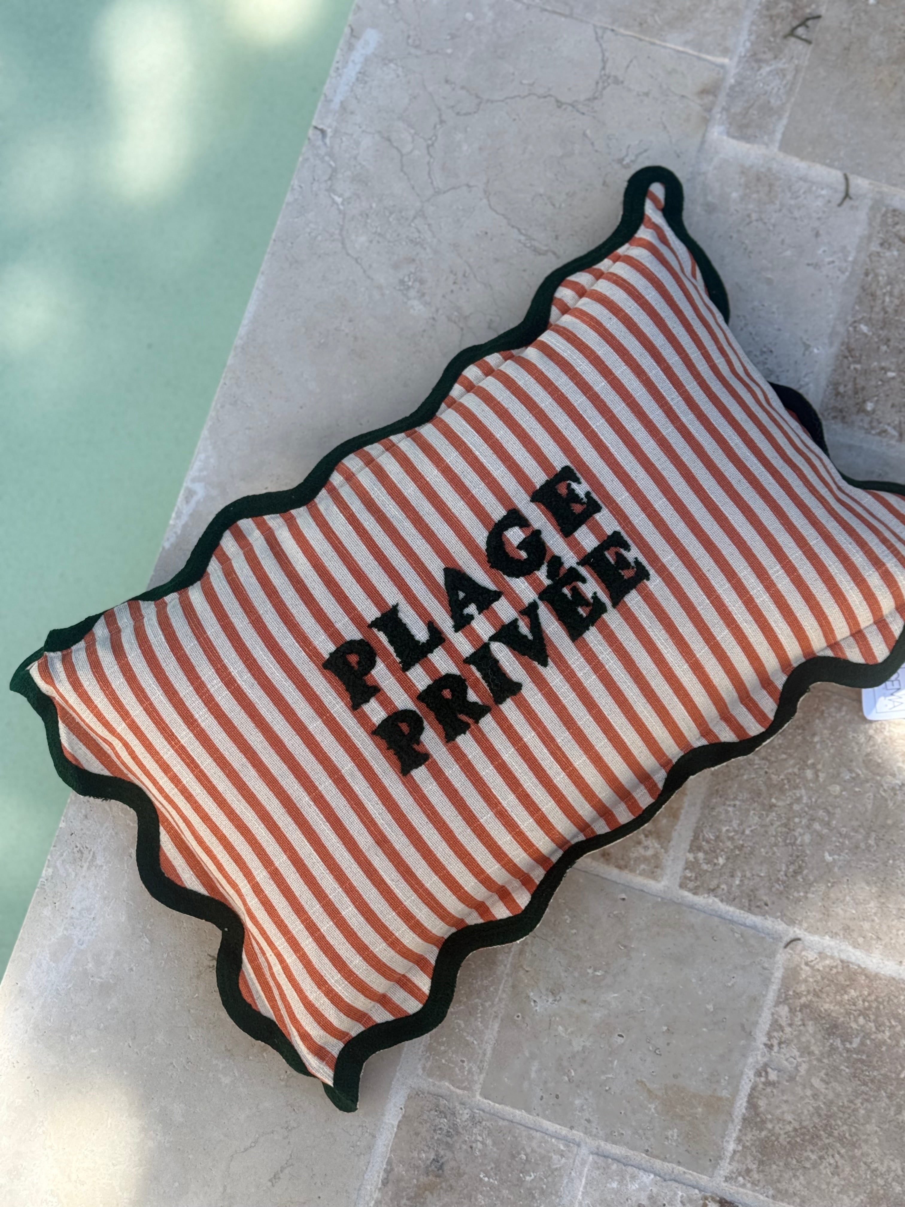 Coussin Plage privée