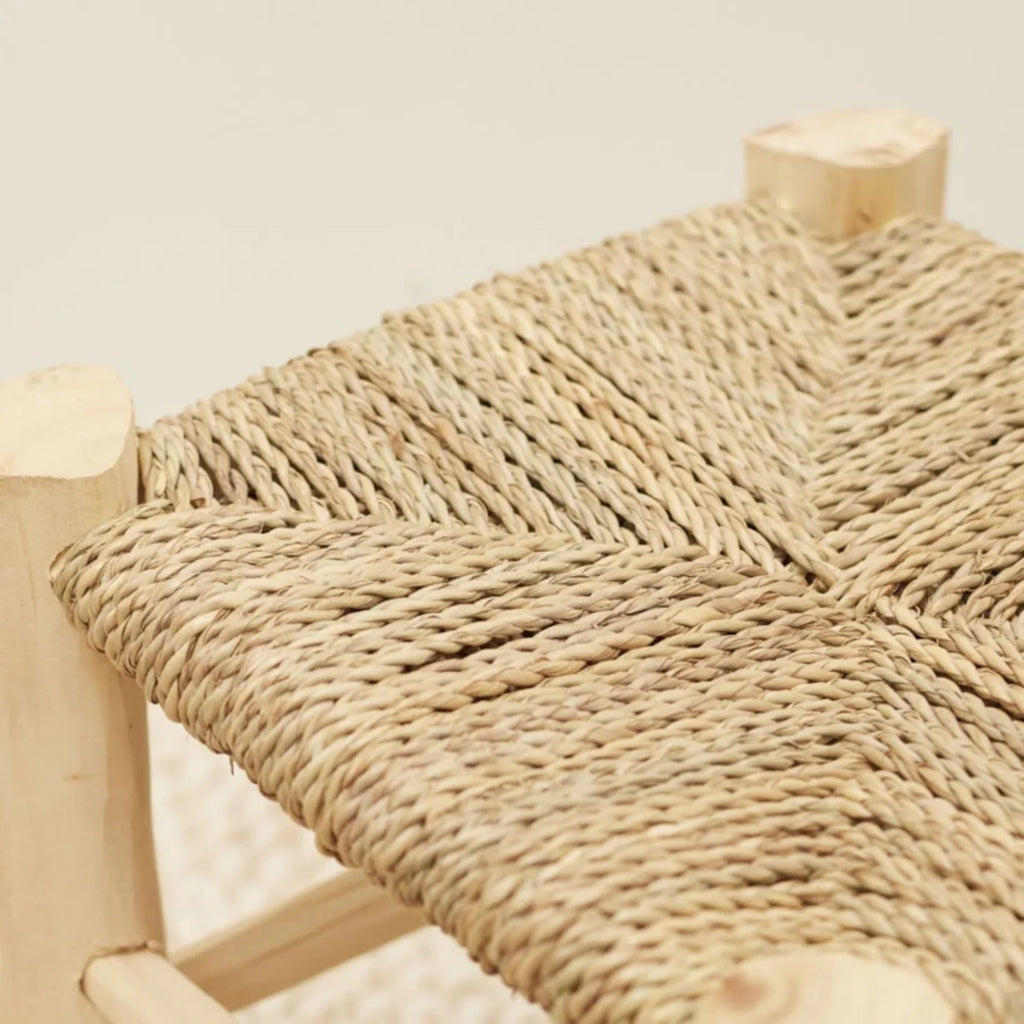 Petit tabouret artisanat marocain