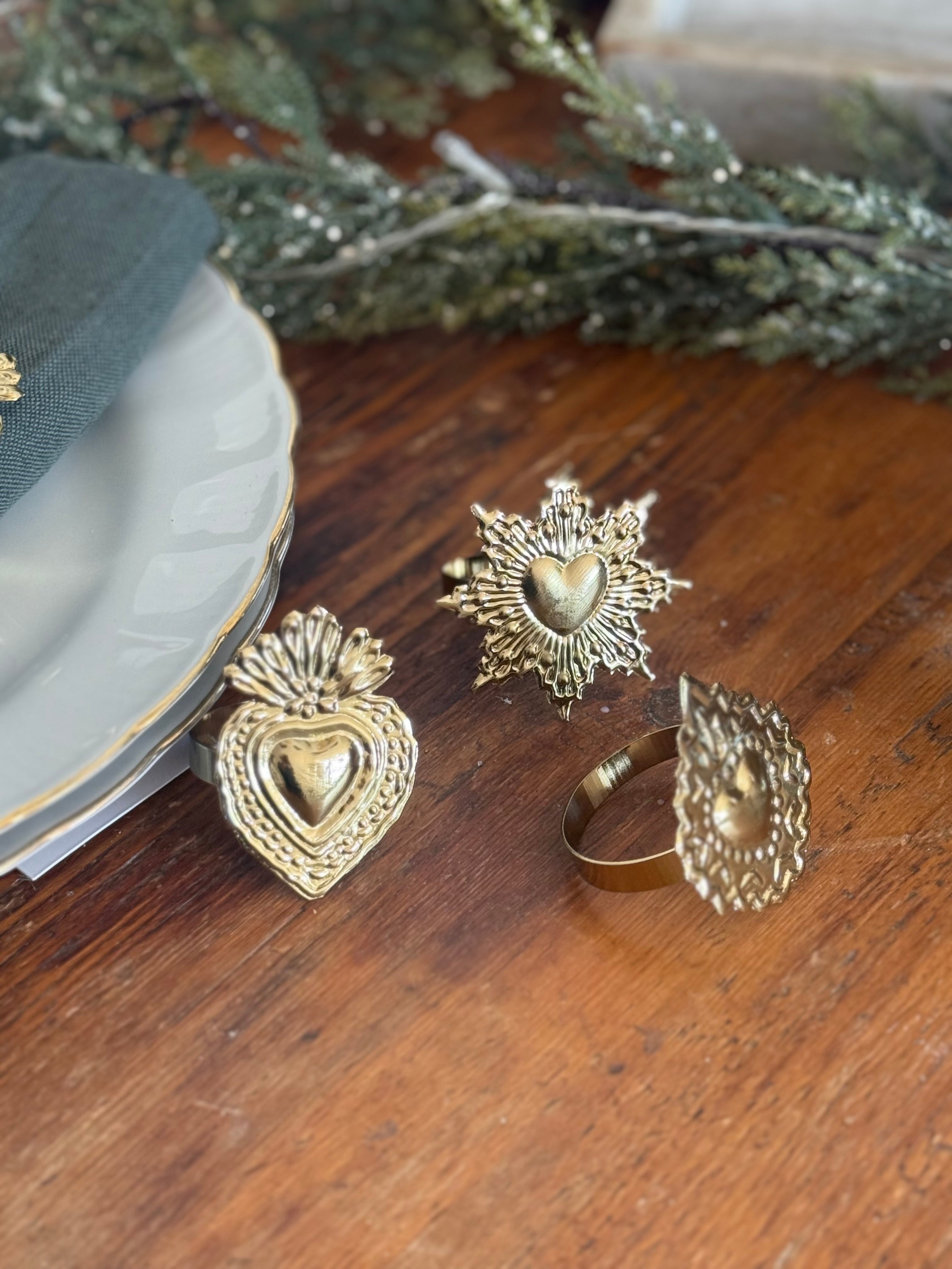 Ronds de serviettes Ex-Voto