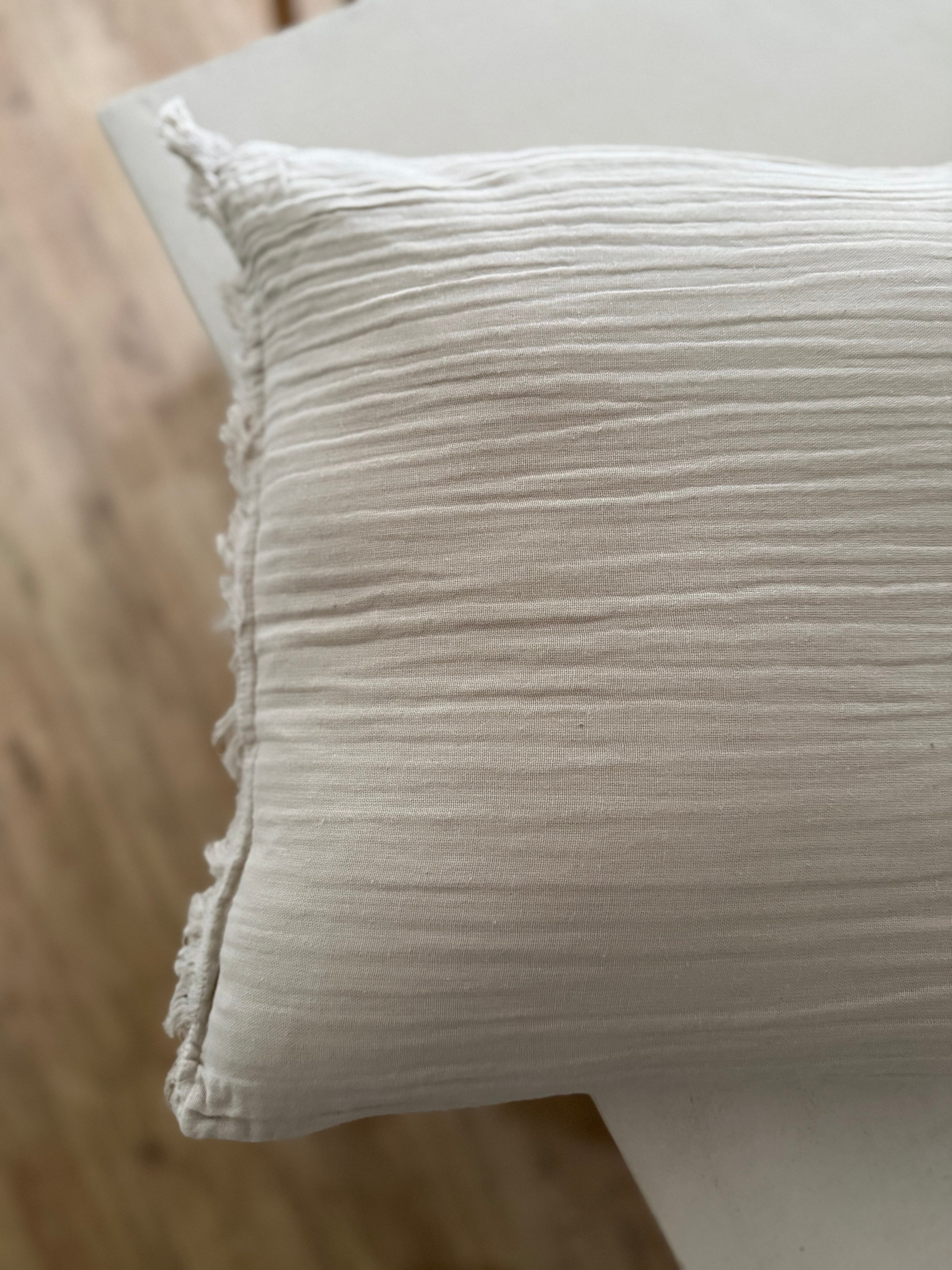 Coussin en gaze de coton NATUREL