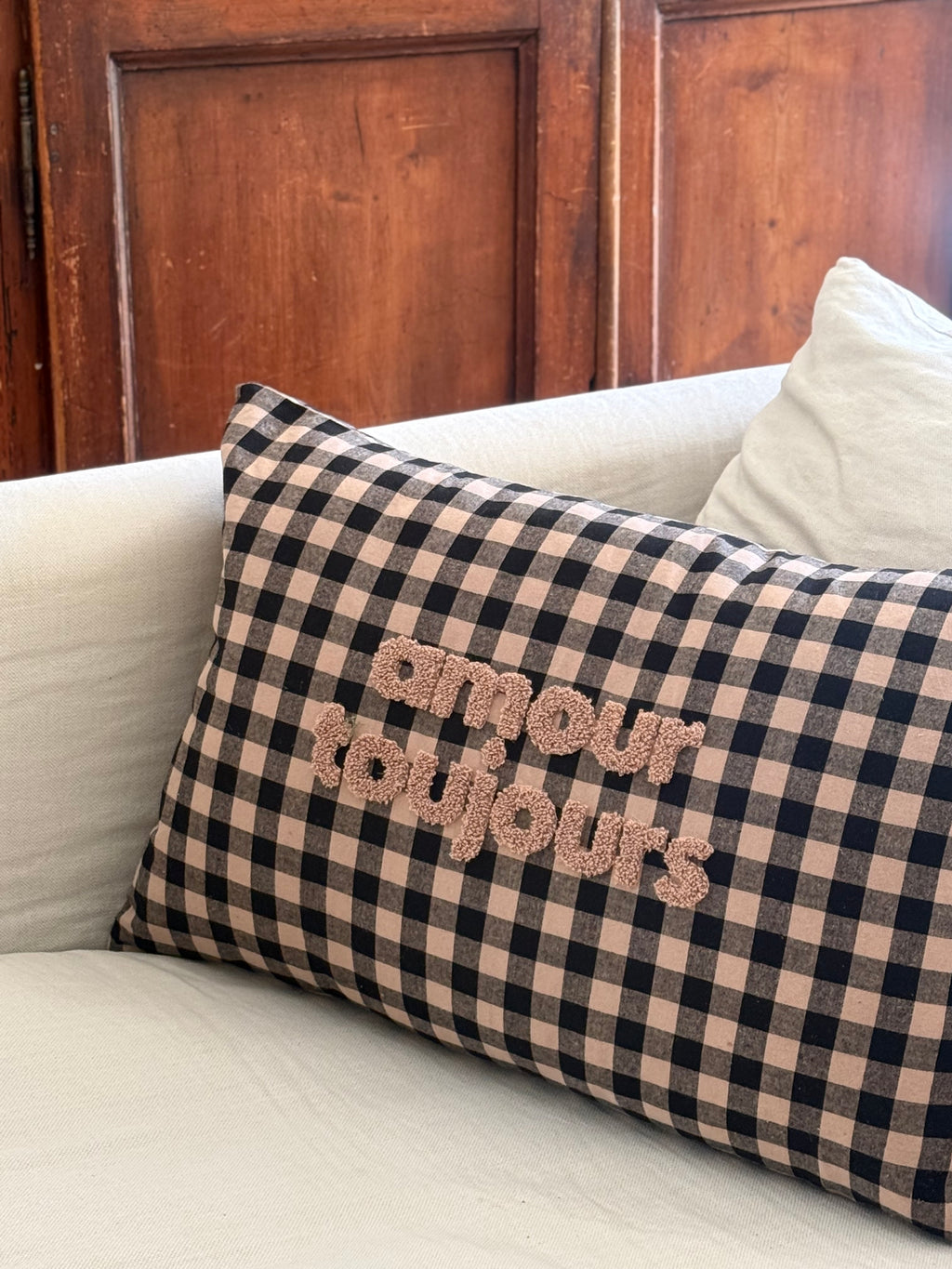 Coussin AMOUR TOUJOURS 🤎