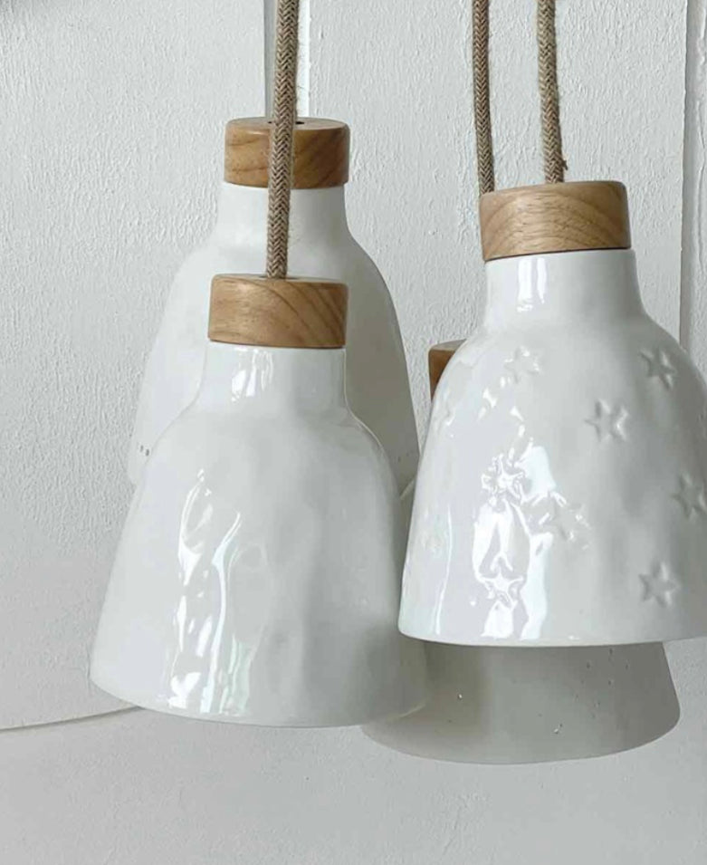 Baladeuse unie blanc brillant