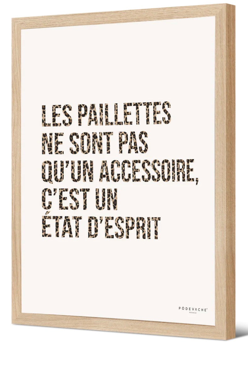 Affiche LES PAILLETTES 2 tailles