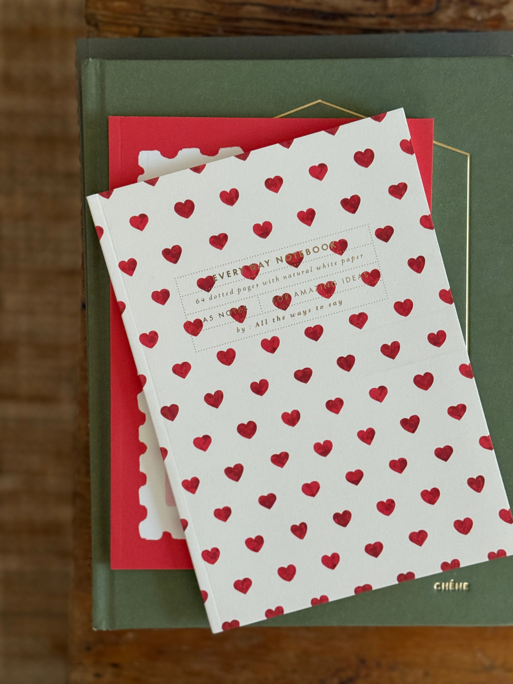 Carnet souple PETITS CŒURS