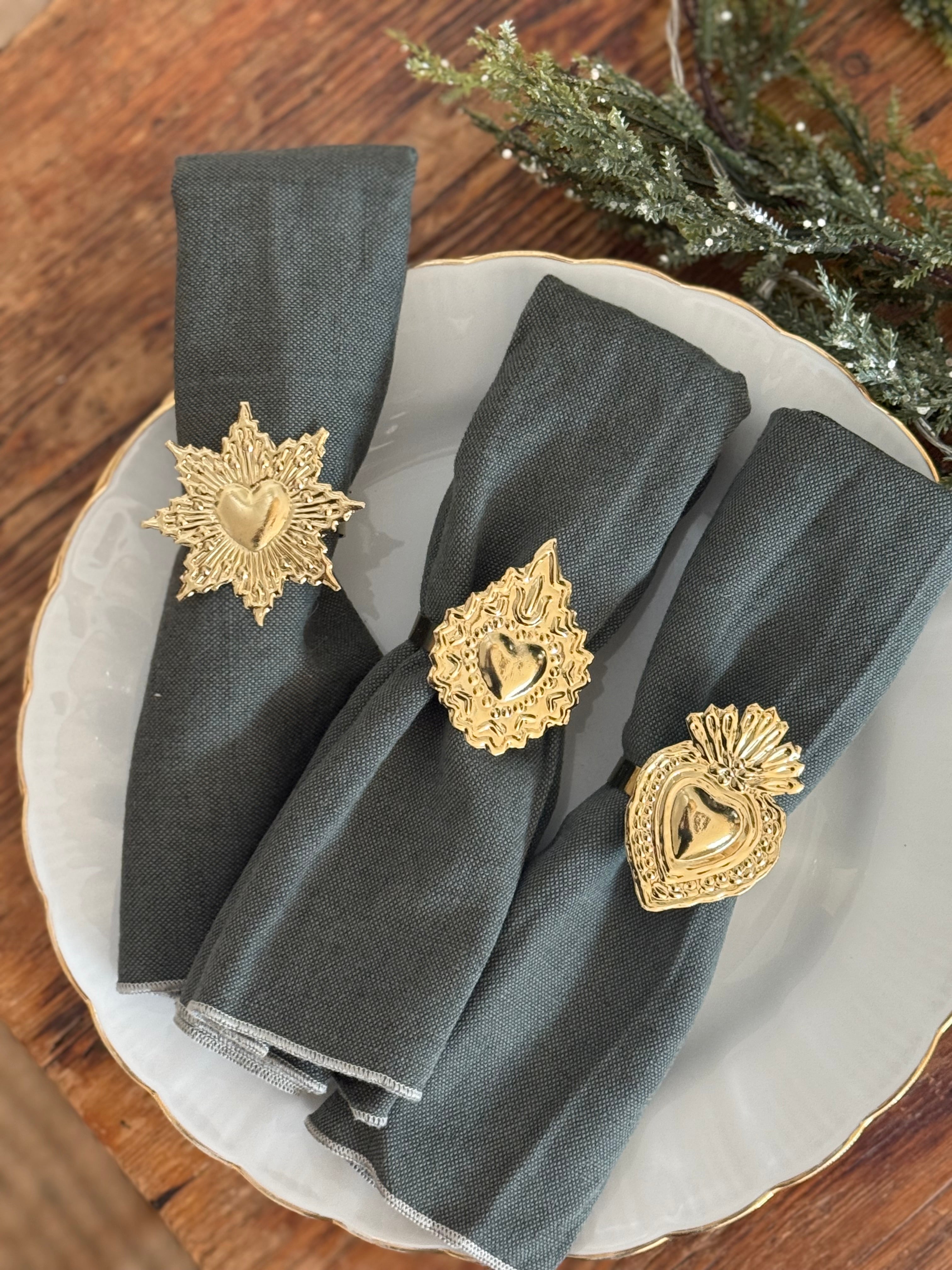 Ronds de serviettes Ex-Voto