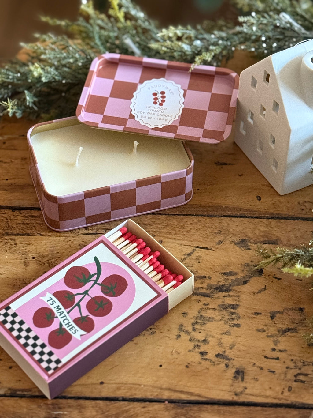 Bougie parfumée boîte métal Tomato Vine 🍅