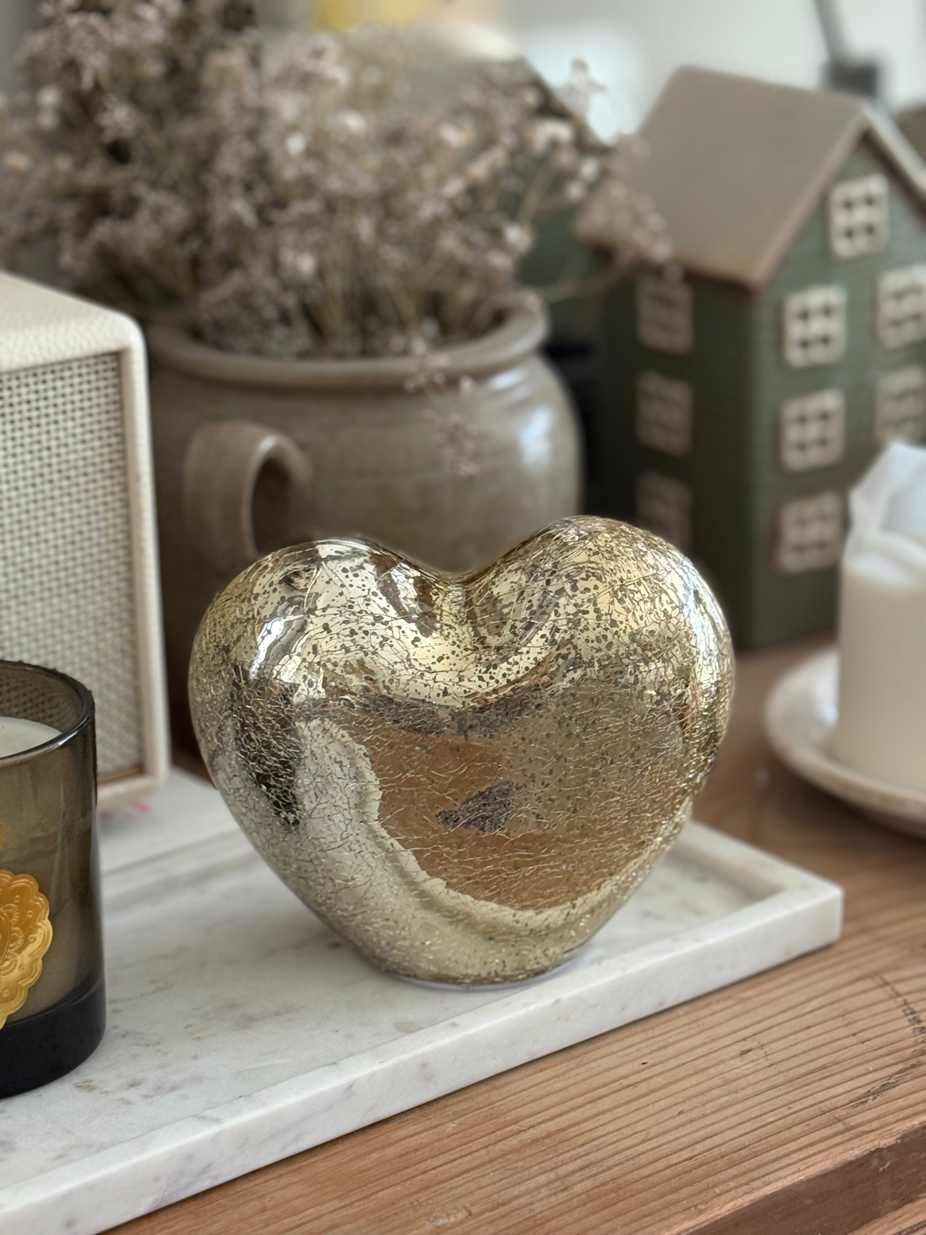 Déco LED doré vieilli