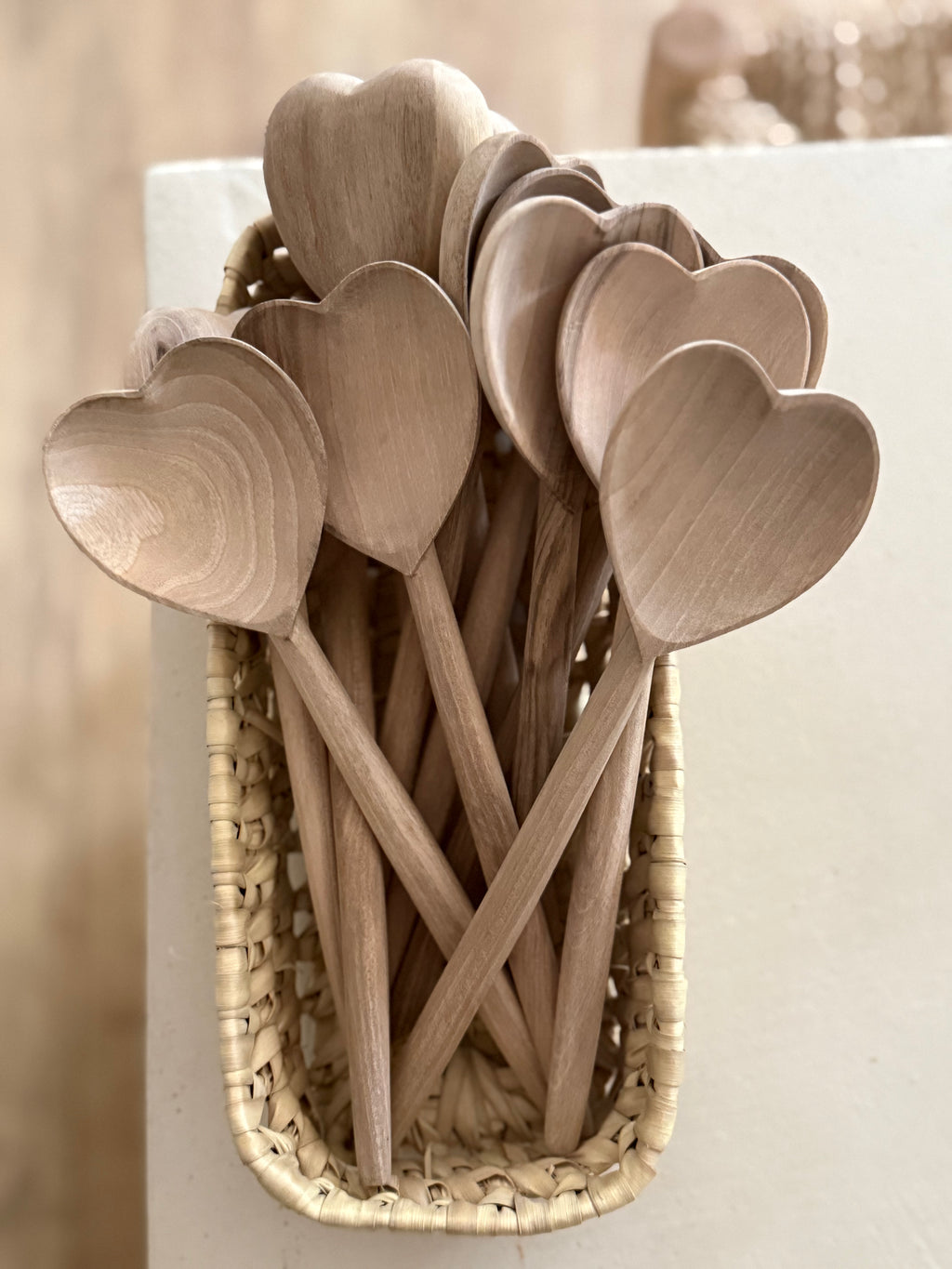 Cuillère en bois cœur