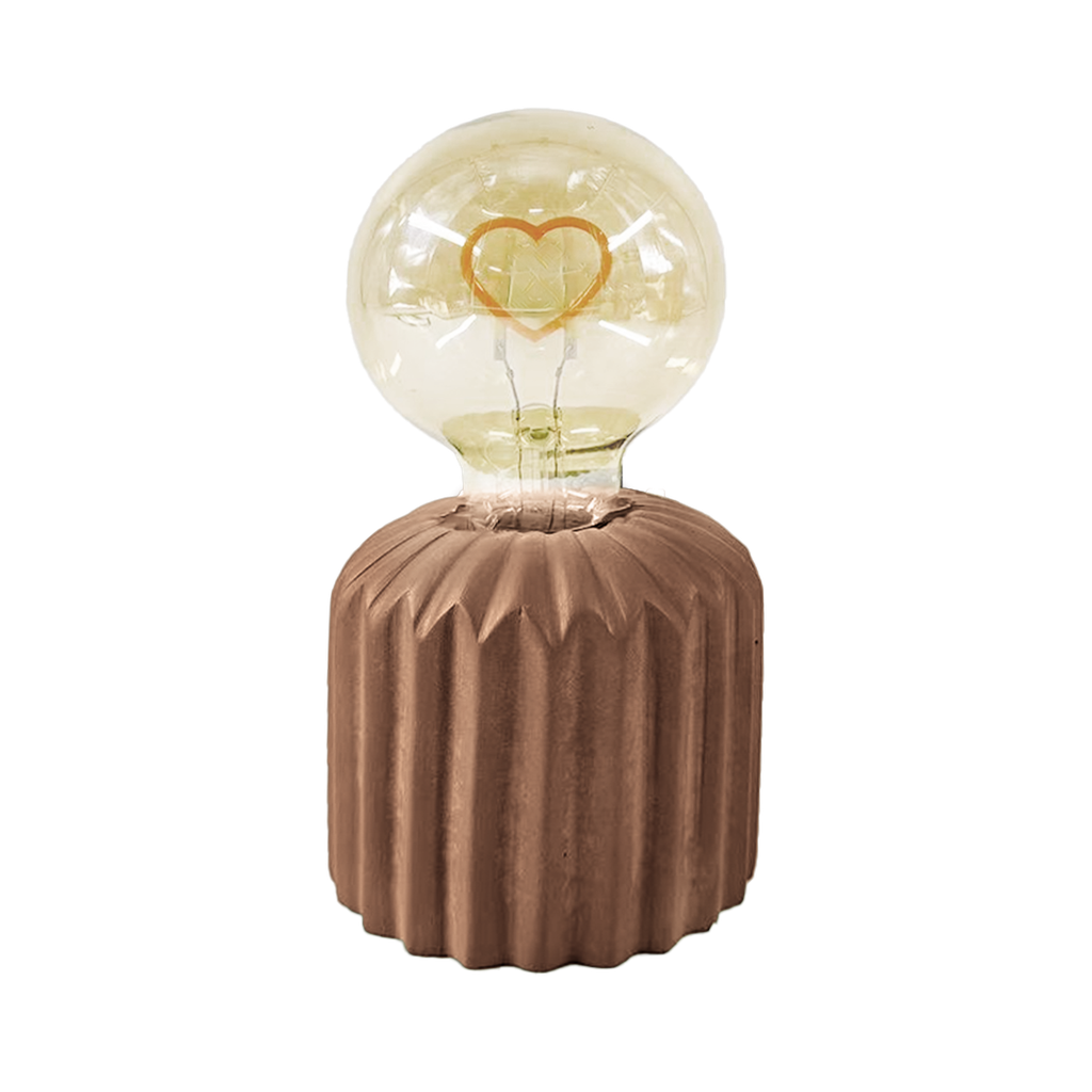 Petite lampe Led marron