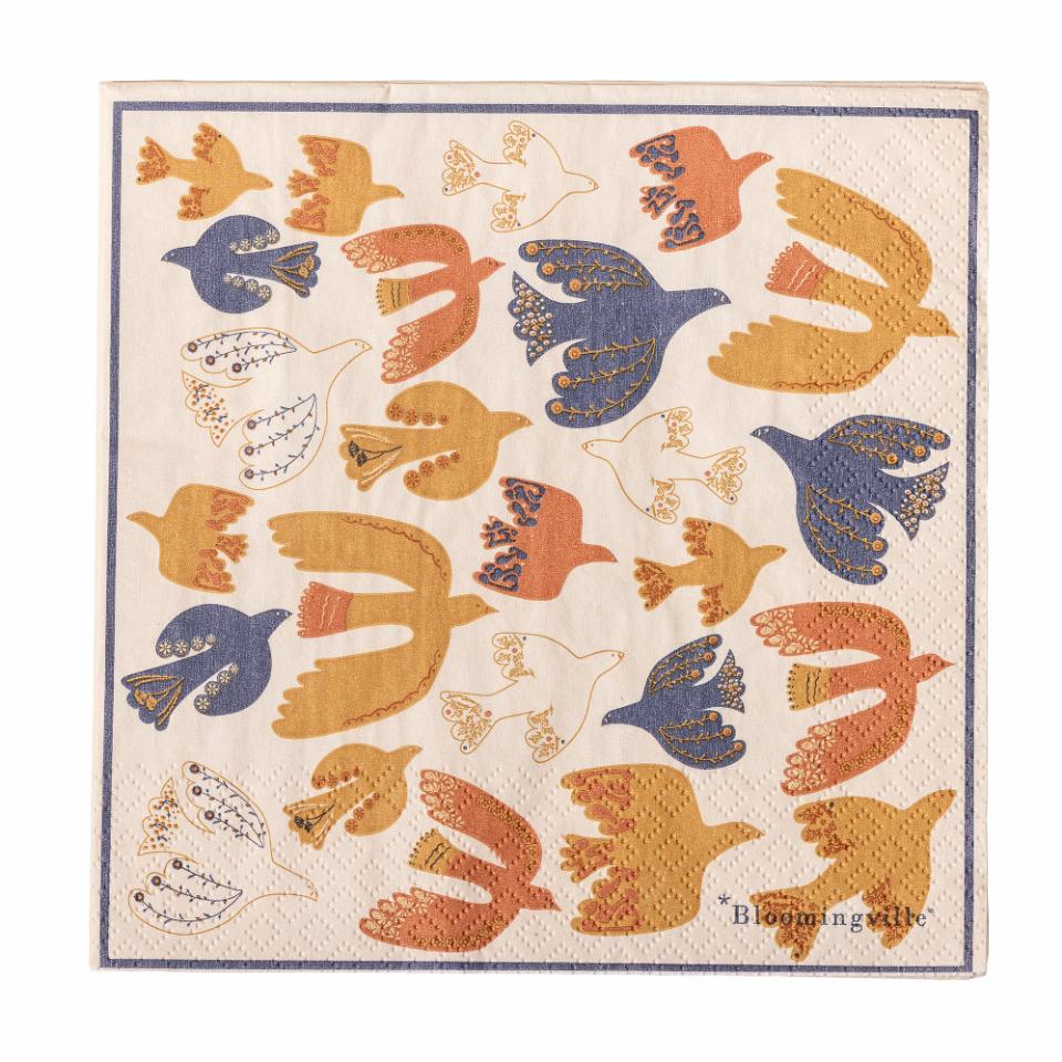 Serviettes Oiseaux