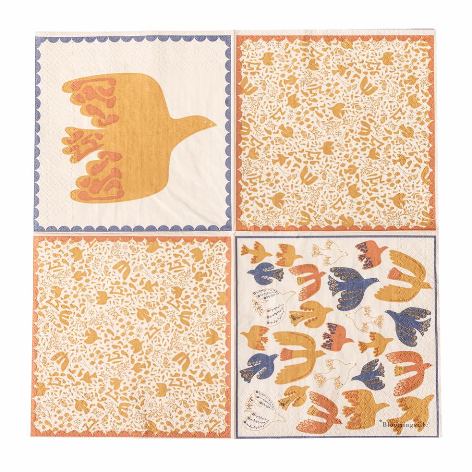Serviettes Oiseaux
