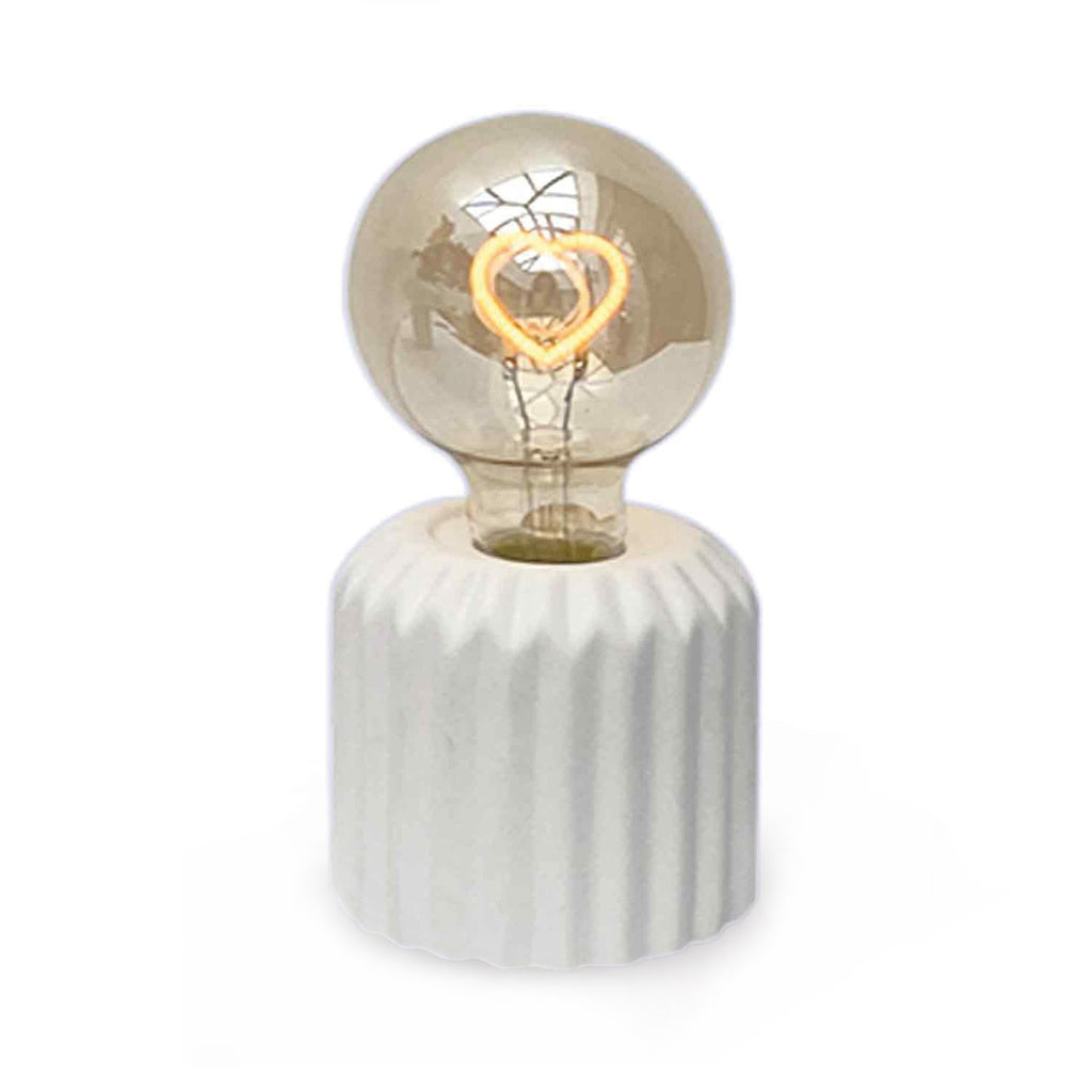 Petite lampe coeur LED Blanche